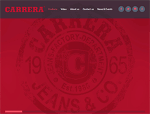 Tablet Screenshot of carrera-shoes.com